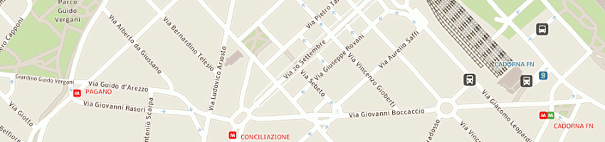 Mappa della impresa bonizzoni c a MILANO