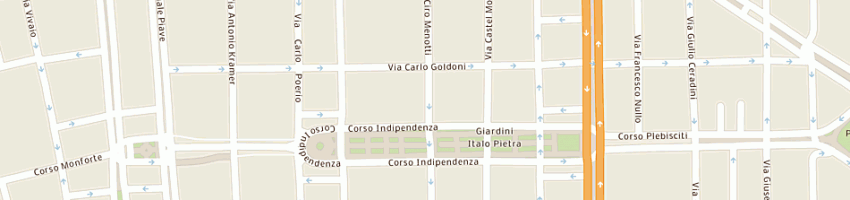 Mappa della impresa rkg srl a MILANO