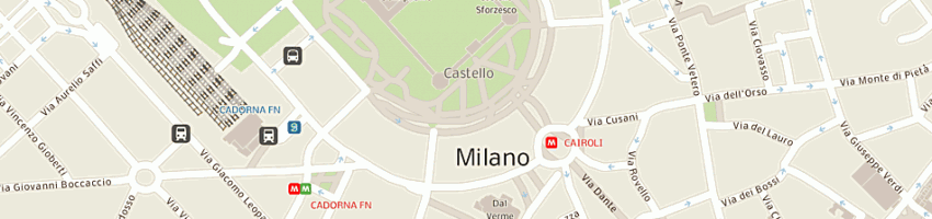 Mappa della impresa scaglia m e c a MILANO