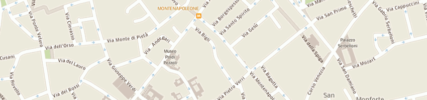 Mappa della impresa longari nella srl a MILANO