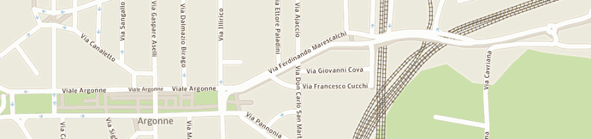 Mappa della impresa sergio mancioli e partner's srl a MILANO