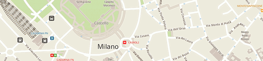 Mappa della impresa rapp agenzia dello sviluppo economico a MILANO