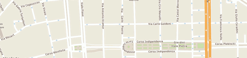 Mappa della impresa pietrasanta iside a MILANO