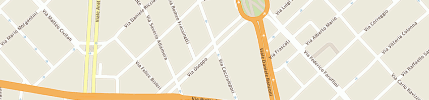 Mappa della impresa agenzia osoppo sas di pipolo pietro paolo e c a MILANO