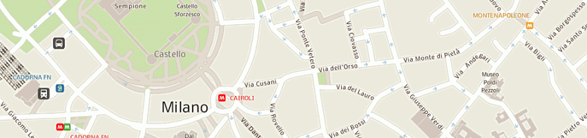 Mappa della impresa falcri cariplo a MILANO