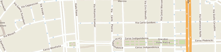Mappa della impresa agazzone alfero a MILANO