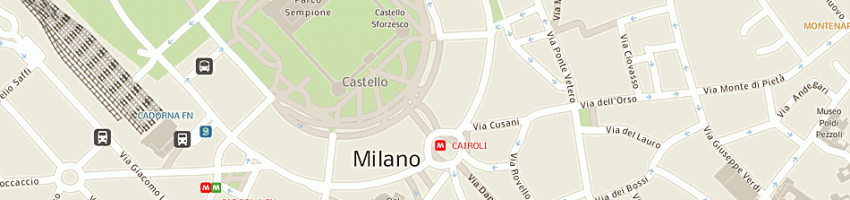 Mappa della impresa sorbera salvatore a MILANO