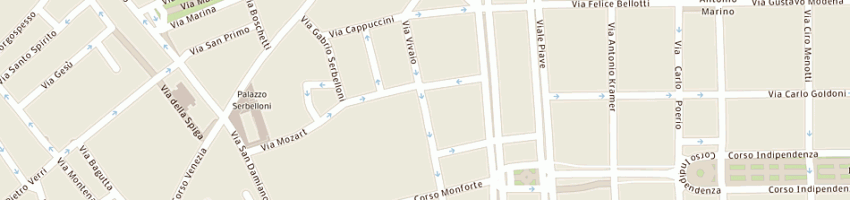 Mappa della impresa seka (srl) a MILANO