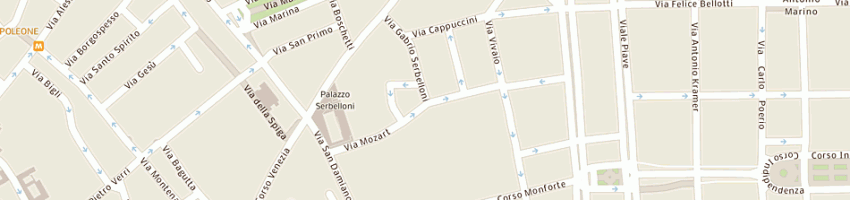 Mappa della impresa ittierre italia spa a MILANO