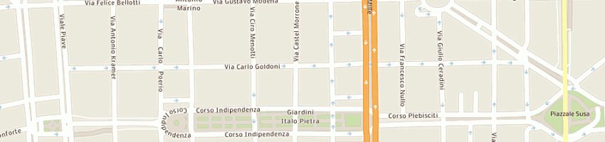 Mappa della impresa alessandro rosso incentive spa a MILANO