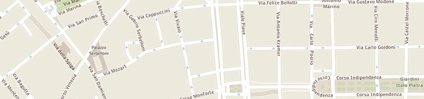Mappa della impresa bassani luciano cesare aroldo a MILANO