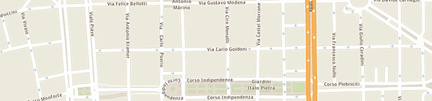 Mappa della impresa camisasca corrado a MILANO