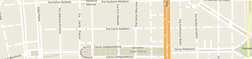 Mappa della impresa esseline srl a MILANO