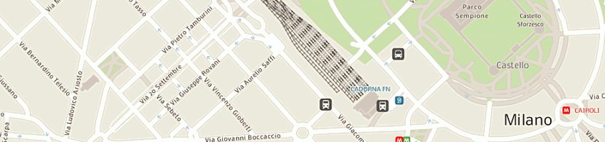 Mappa della impresa causarano giuseppe a MILANO