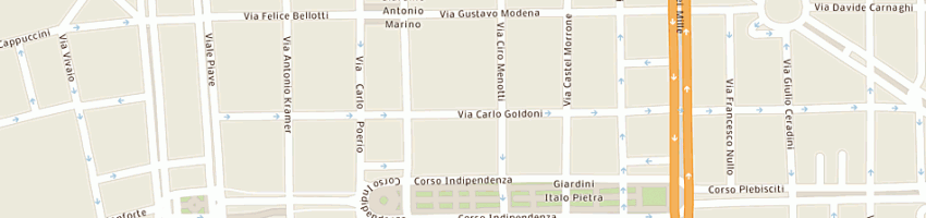 Mappa della impresa azeta srl a MILANO