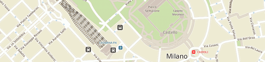 Mappa della impresa mba srl a MILANO