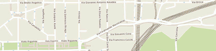 Mappa della impresa area gestioni sas di tornaghi walter e c a MILANO
