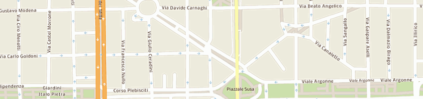 Mappa della impresa giacomotti a MILANO