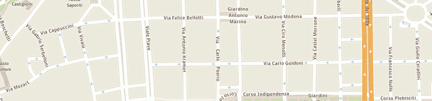 Mappa della impresa studio legale associato mantia scopinich a MILANO