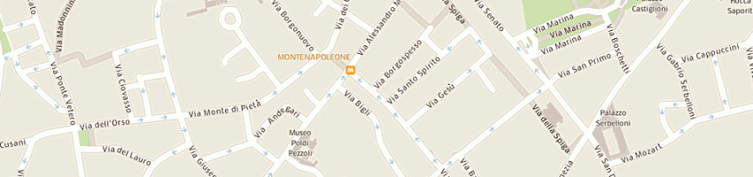 Mappa della impresa palazzo feroni finanziaria spa a MILANO