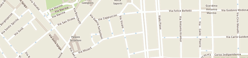 Mappa della impresa studio cocchini amadio simonelli a MILANO