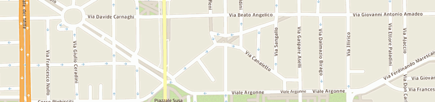 Mappa della impresa parisi pietro a MILANO