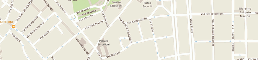 Mappa della impresa franchini gianfranco a MILANO