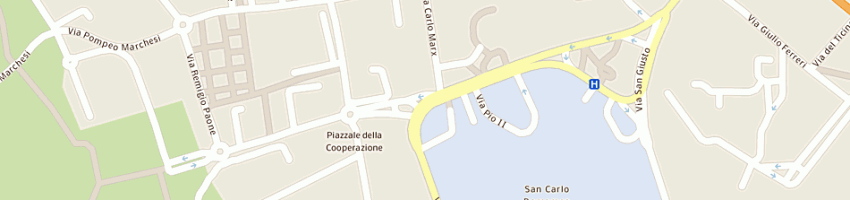 Mappa della impresa associazione donatori san carlo borromeo a MILANO