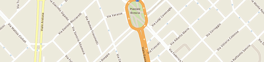 Mappa della impresa verga cinzia a MILANO