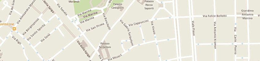 Mappa della impresa vergani walter a MILANO