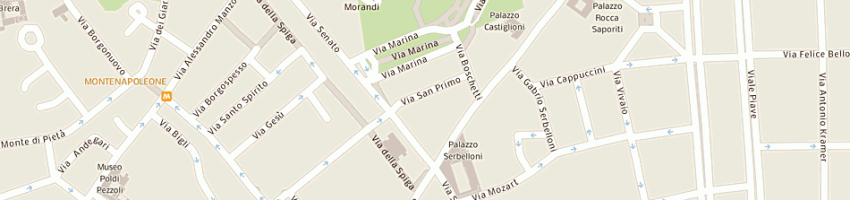 Mappa della impresa tacconi cristina a MILANO