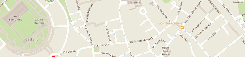 Mappa della impresa livia drusilla srl a MILANO