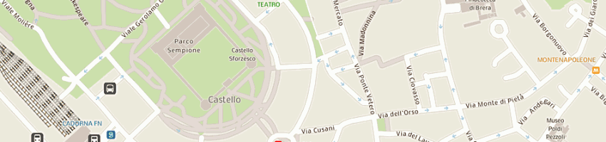 Mappa della impresa chirico filadelfo a MILANO