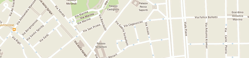 Mappa della impresa playmondo (srl) a MILANO