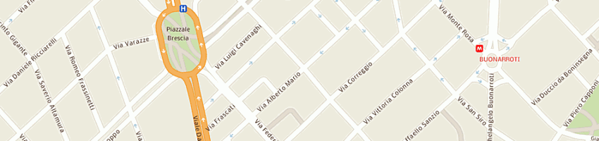 Mappa della impresa badgeland  sas di marco coccioli e c a MILANO