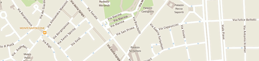 Mappa della impresa ceroni giovanni a MILANO