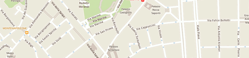 Mappa della impresa teti corrado a MILANO