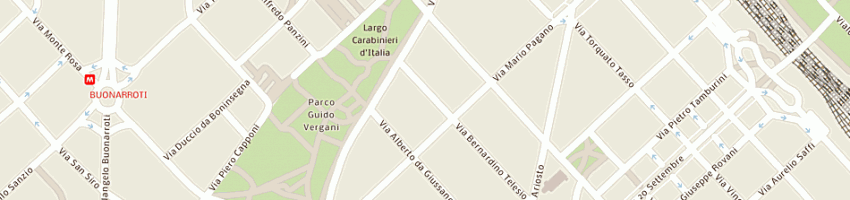 Mappa della impresa dolci andrea a MILANO