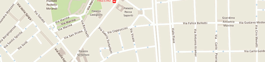 Mappa della impresa candini (srl) a MILANO