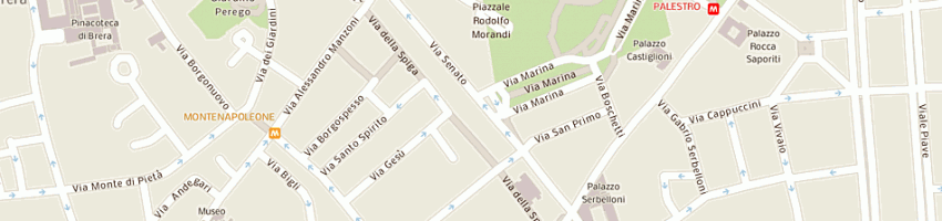 Mappa della impresa annapiu' tricot di carrer anna maria e c snc a MILANO