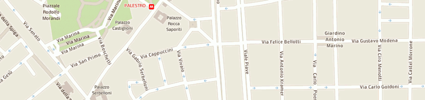 Mappa della impresa d'experience di diego dalla palma a MILANO