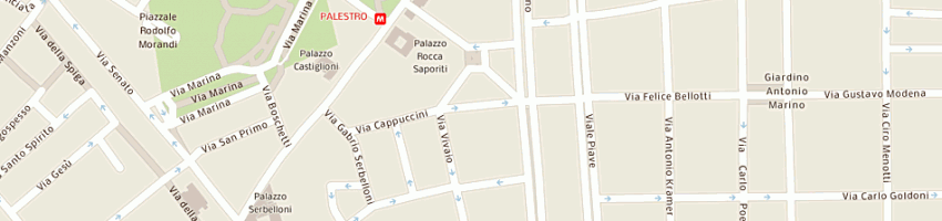 Mappa della impresa top line srl a MILANO