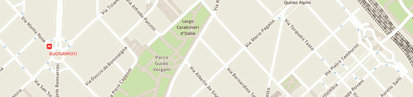 Mappa della impresa lega nord - lega lombarda a MILANO
