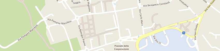 Mappa della impresa clinica veterinaria associata dott amugnai e dottssa a pozzi a MILANO