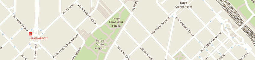 Mappa della impresa italtex (srl) a MILANO