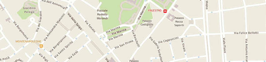 Mappa della impresa gsh spa a MILANO