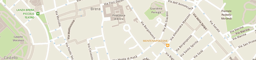 Mappa della impresa petrone maurizio a MILANO