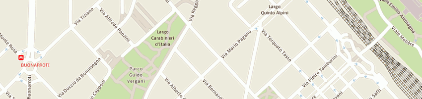 Mappa della impresa falce luigi andrea a MILANO