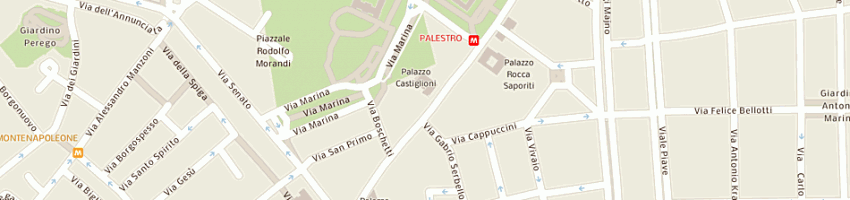 Mappa della impresa interni srl a MILANO