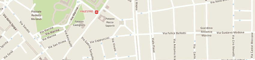 Mappa della impresa cassiopea snc di chicca olivetti e c a MILANO